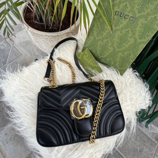 GG Black Marmont Inspired Bag - Image 2