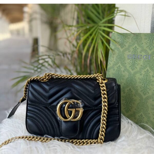 GG Black Marmont Inspired Bag