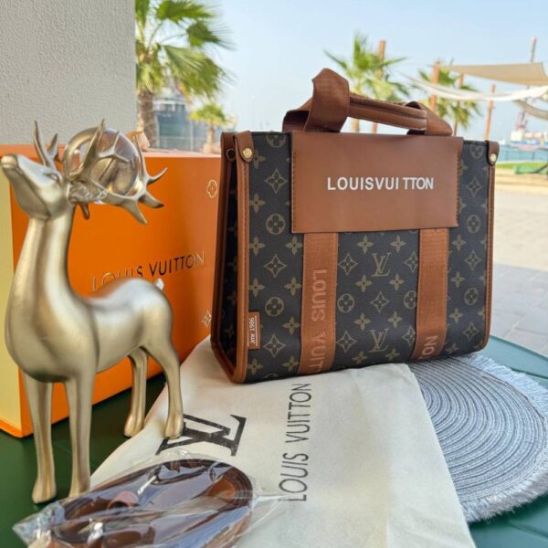 LOUIS VUITTON WEEKEND TOTE BAG - Image 2