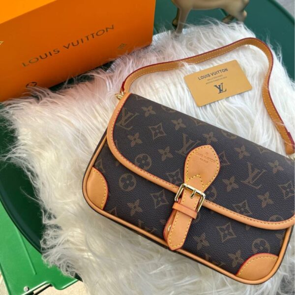 LOUIS VUITTON Monogram Diane in Black